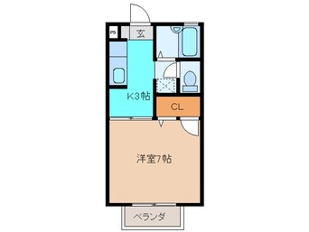 間取図 ヴィラクレソン