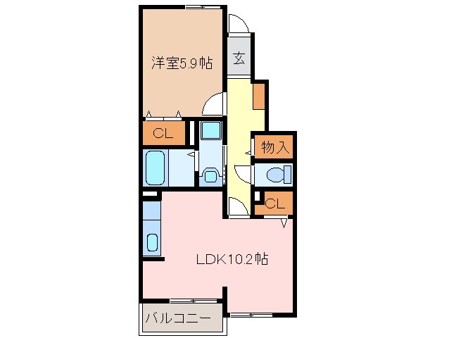 間取り図 エアリーⅡ