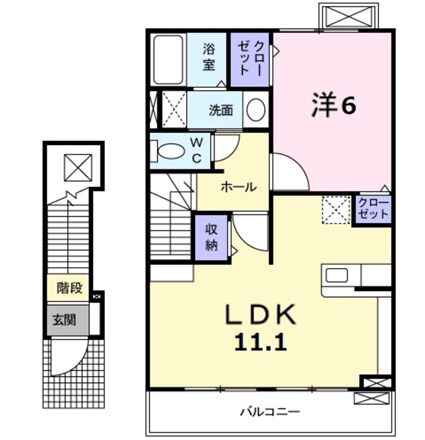 間取図 ルミナーレ　Ｂ