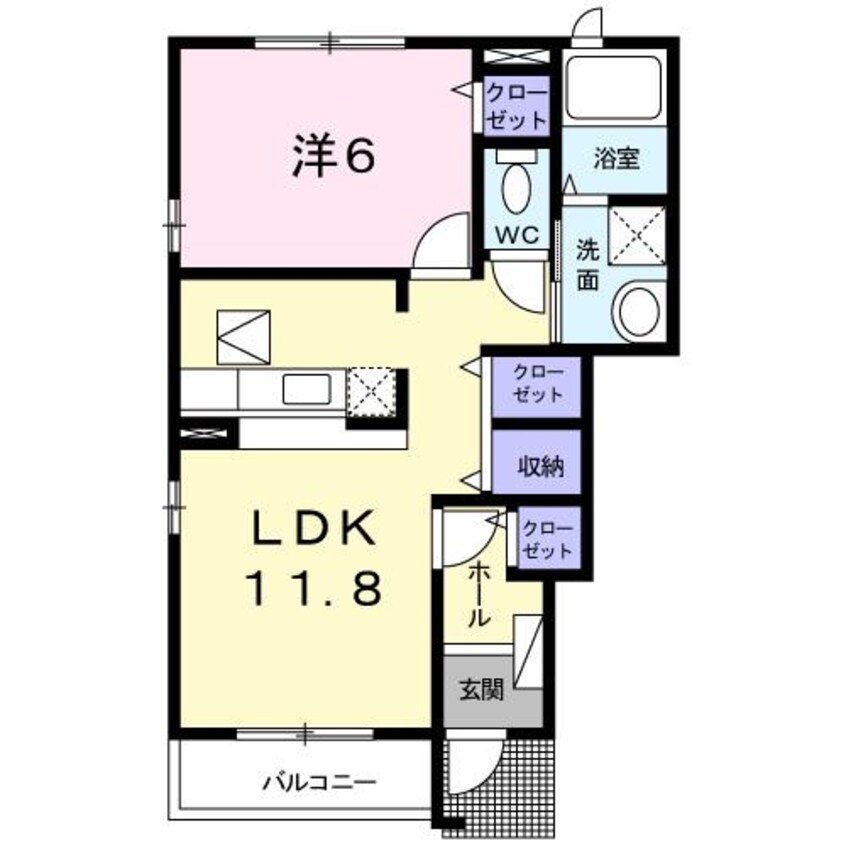 間取図 メゾン・オーブ　Ａ棟