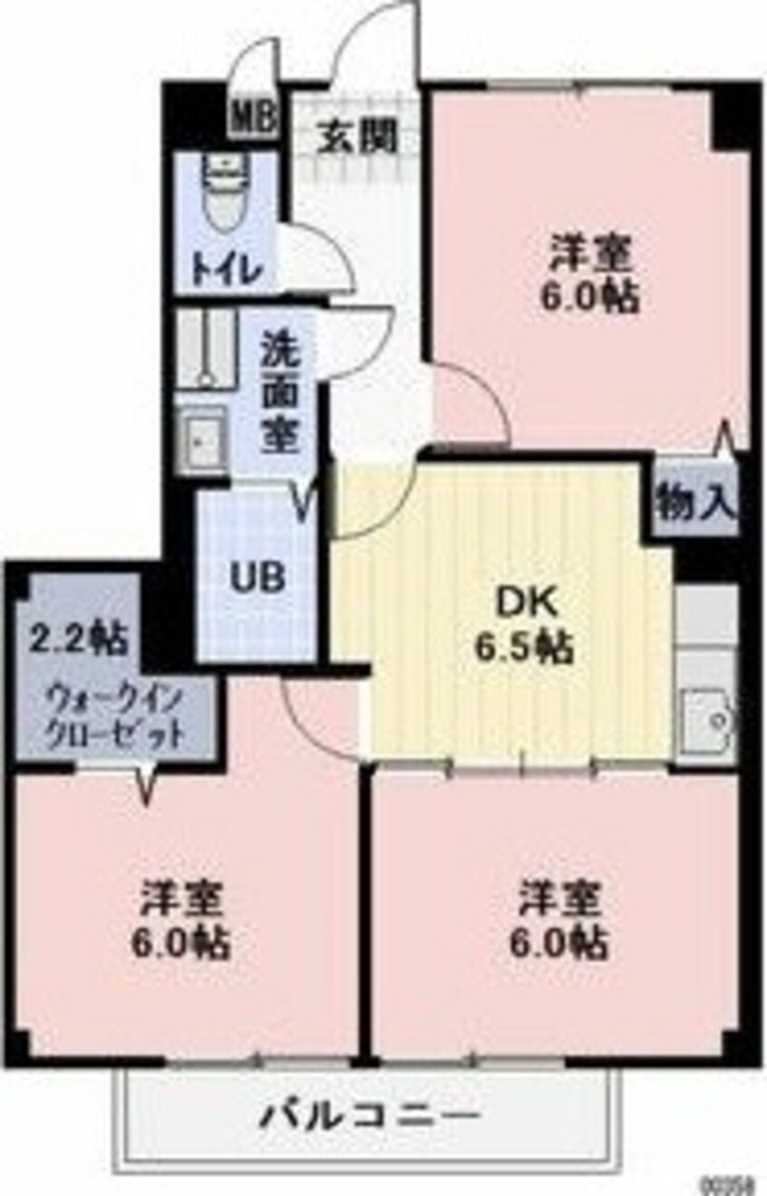 間取図 イルコリーヌ