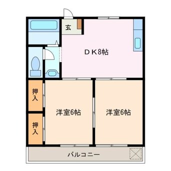 間取図 コーポシンワ