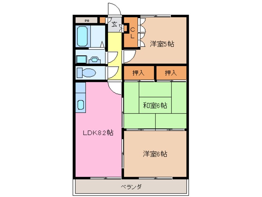 間取図 コンフォート悠とぴあ