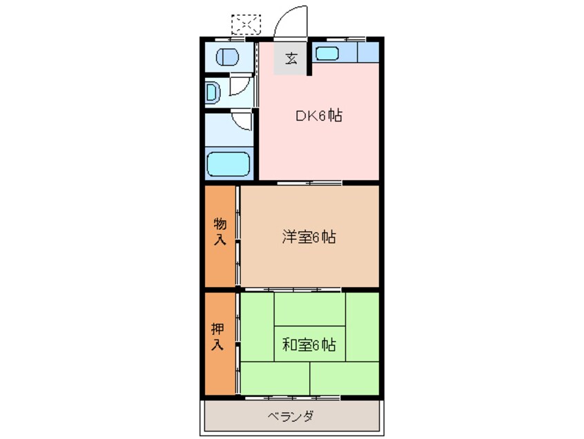 間取図 岡村ハイツ