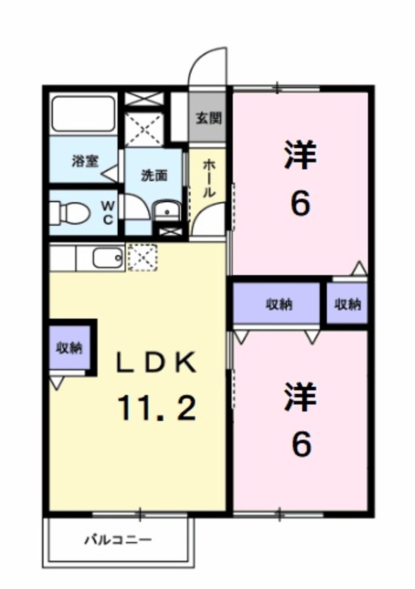 間取図 セレソ　Ａ棟