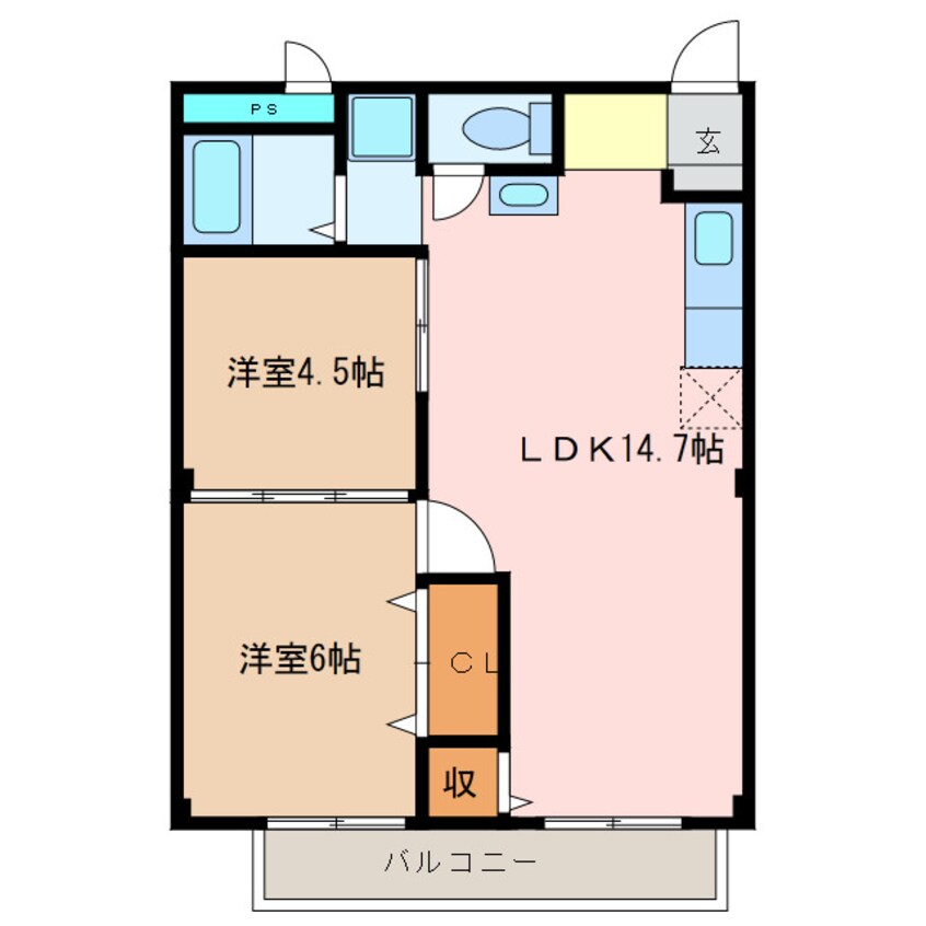 間取図 メゾンボヌール