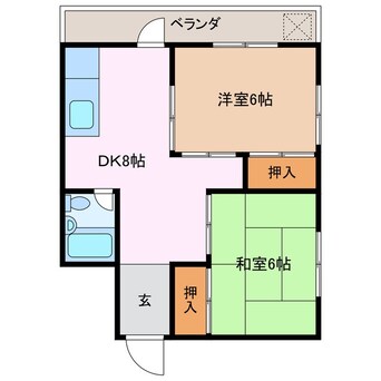 間取図 出垣内ハイツ