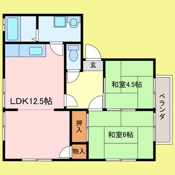 間取図 カーサ金剛坂