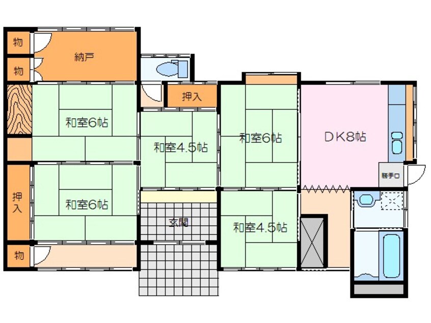 間取図 上村様共同住宅