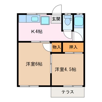 間取図 松阪バラッド