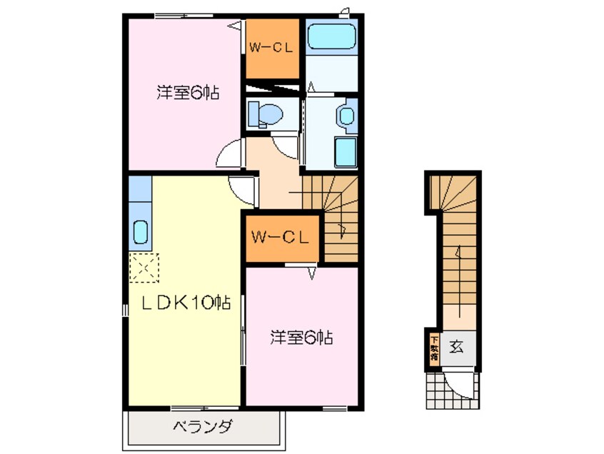 間取図 メゾンサンパティーク　Ⅰ棟