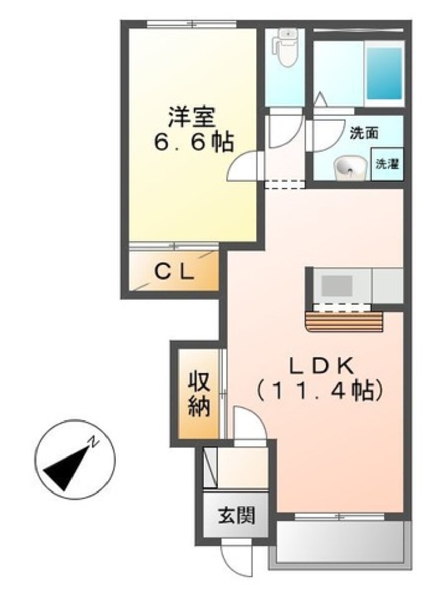 間取図 プランドールⅡ