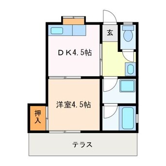 間取図 上村様共同住宅