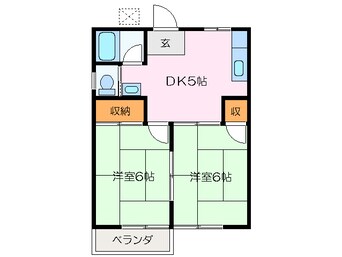 間取図 コーポ大谷