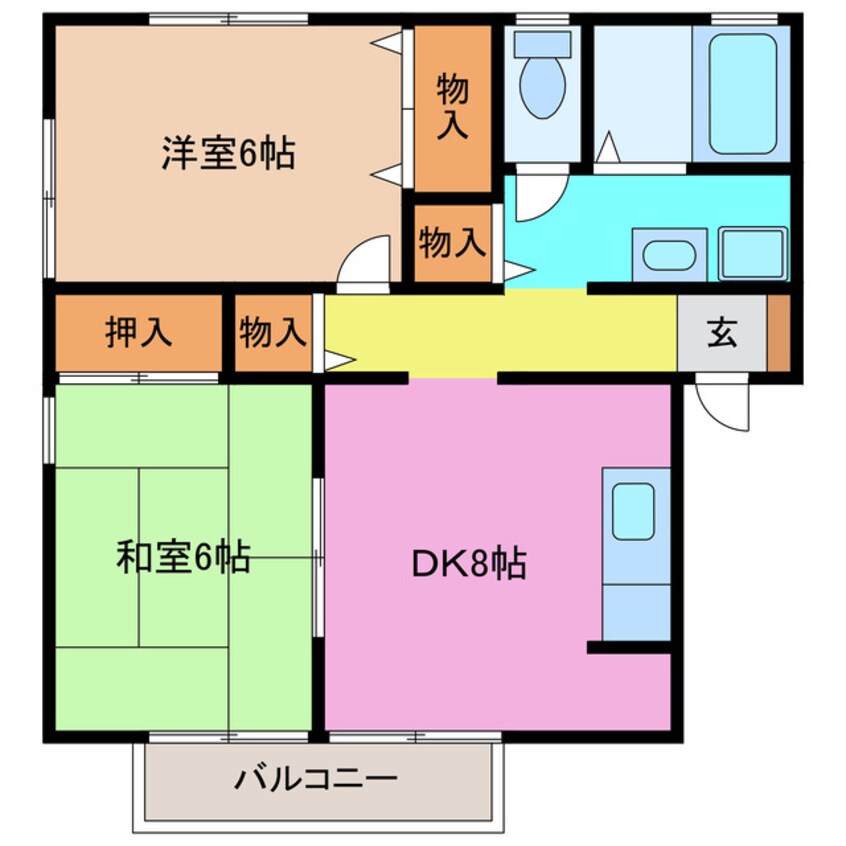 間取図 松本コーポ