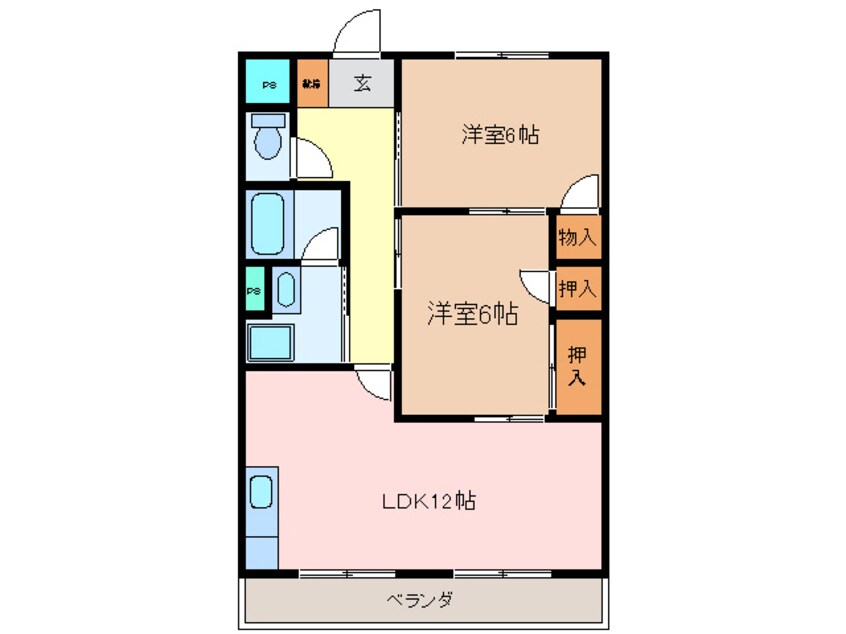 間取図 マンション山本