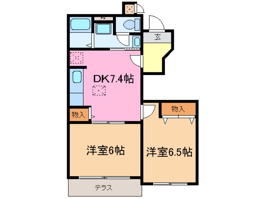 間取図 プリーマＫ　Ⅲ