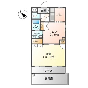 間取図 クレストールⅡ