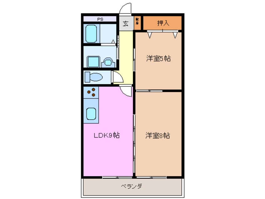 間取図 シャトレ桑名