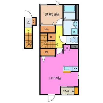 間取図 ロジュマンC