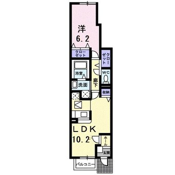 間取図 コートハウス富洲原