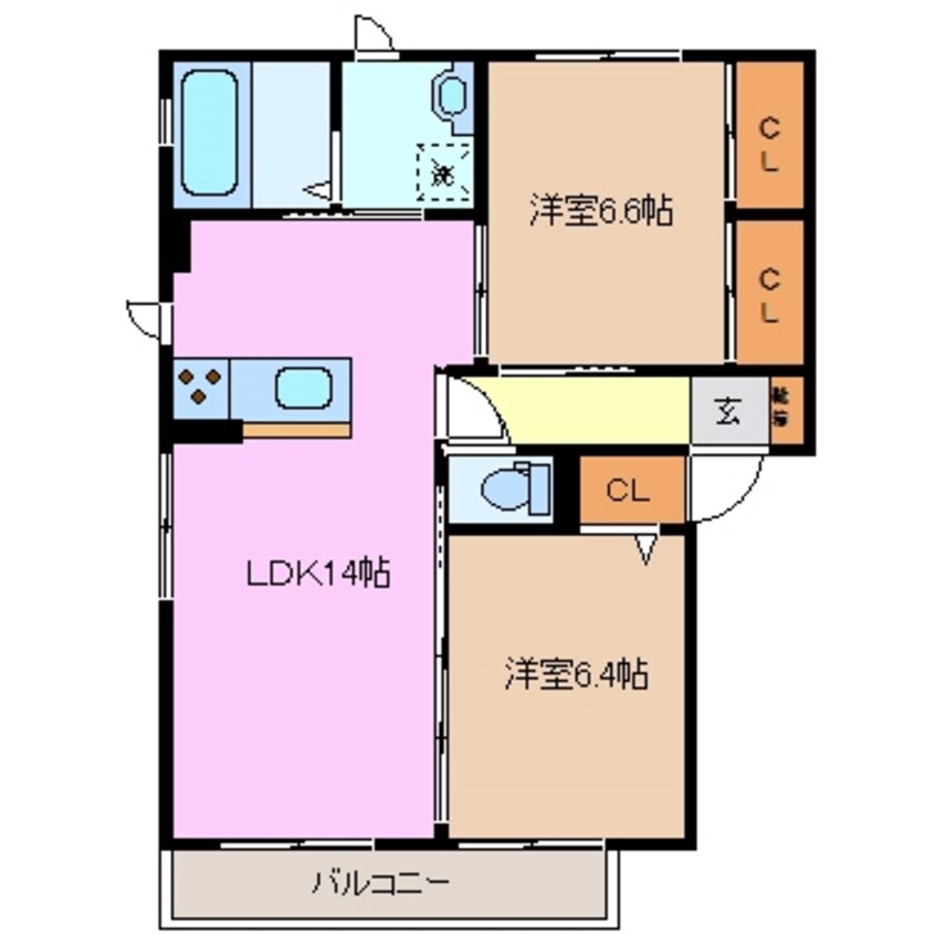 間取図 リアンデュール