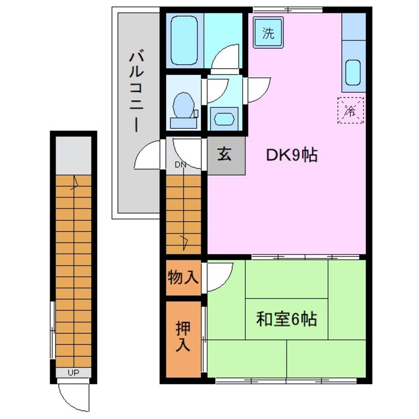 間取図 丸与アパート