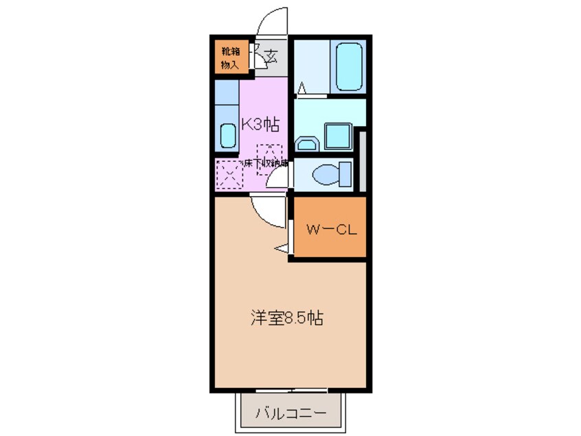 間取図 アリビオ里中