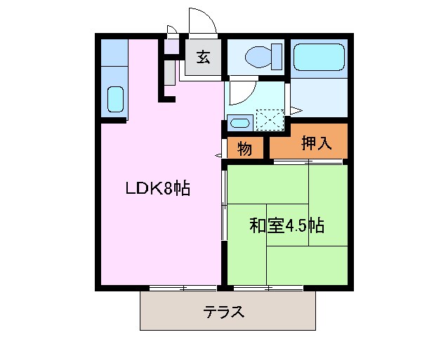 間取り図 ビーライン九華