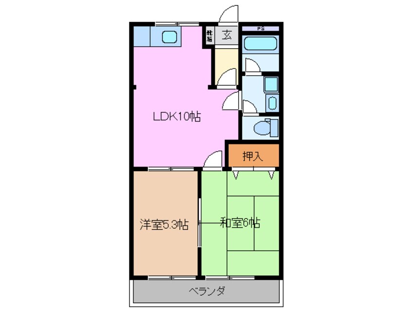 間取図 ドリームアイランド