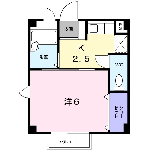 間取り図 スパシオ川原Ⅰ