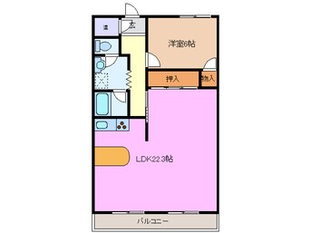 間取図 MKタウン江場 A棟