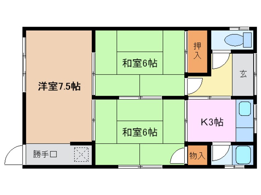 間取図 伊藤政行様借家