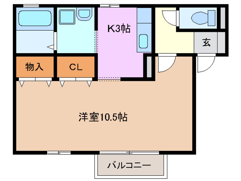 間取図 セジュールシーダ