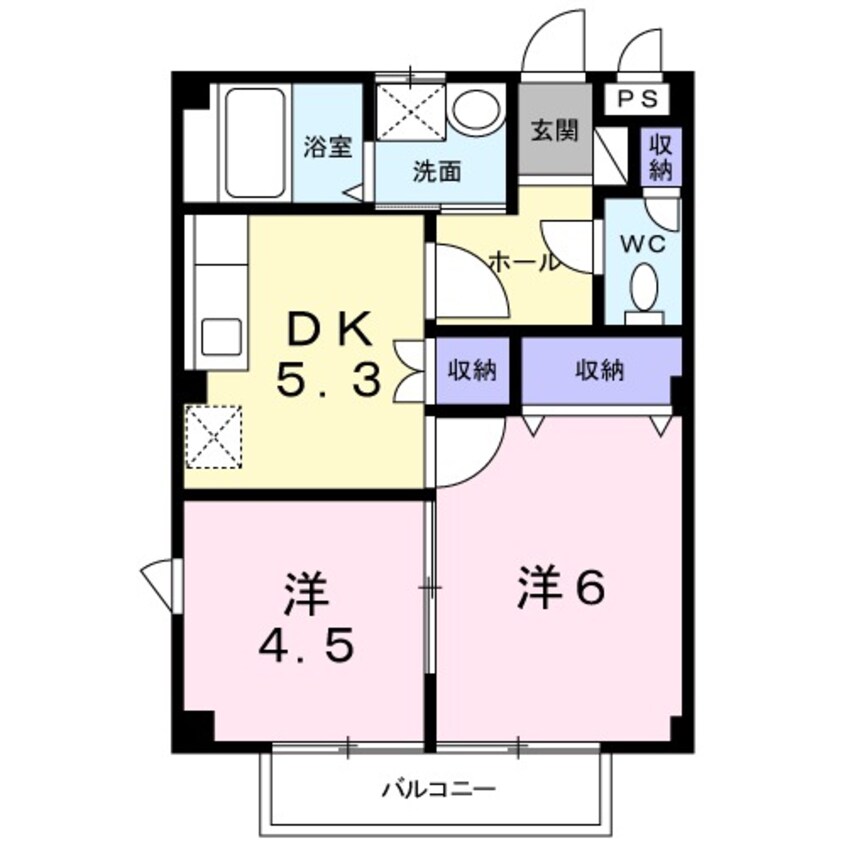 間取図 ファミール下之宮１