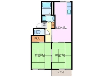 間取図 プレジール宏