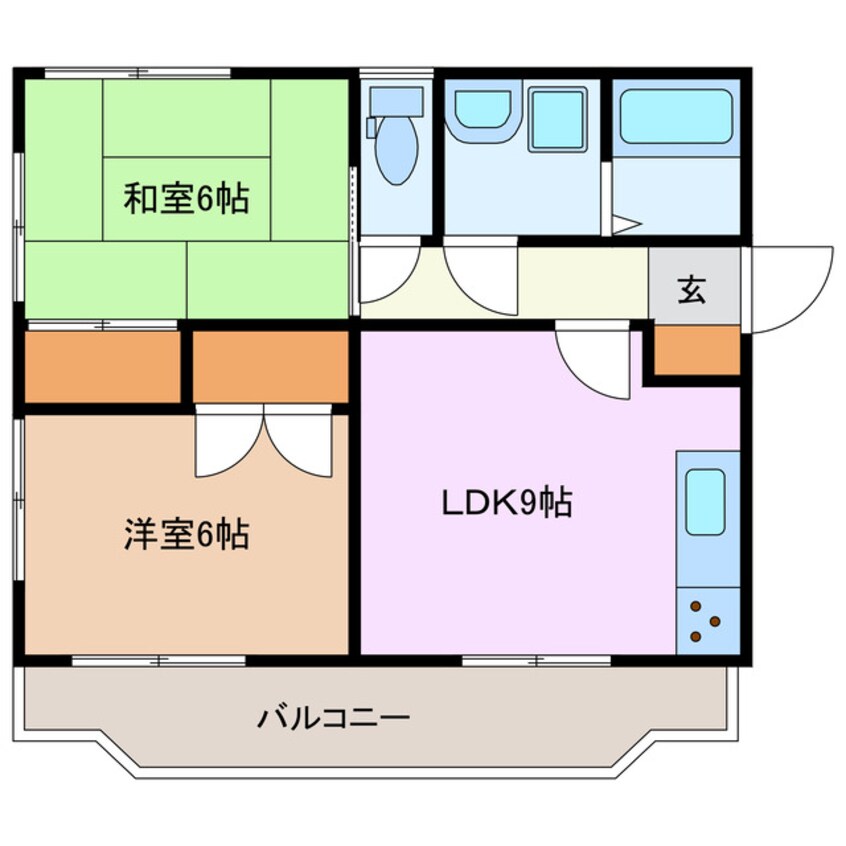 間取図 グランシャリオ８９　C棟