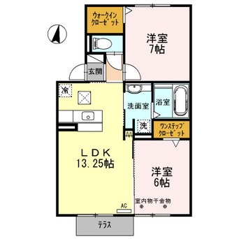 間取図 アメニティ掛越