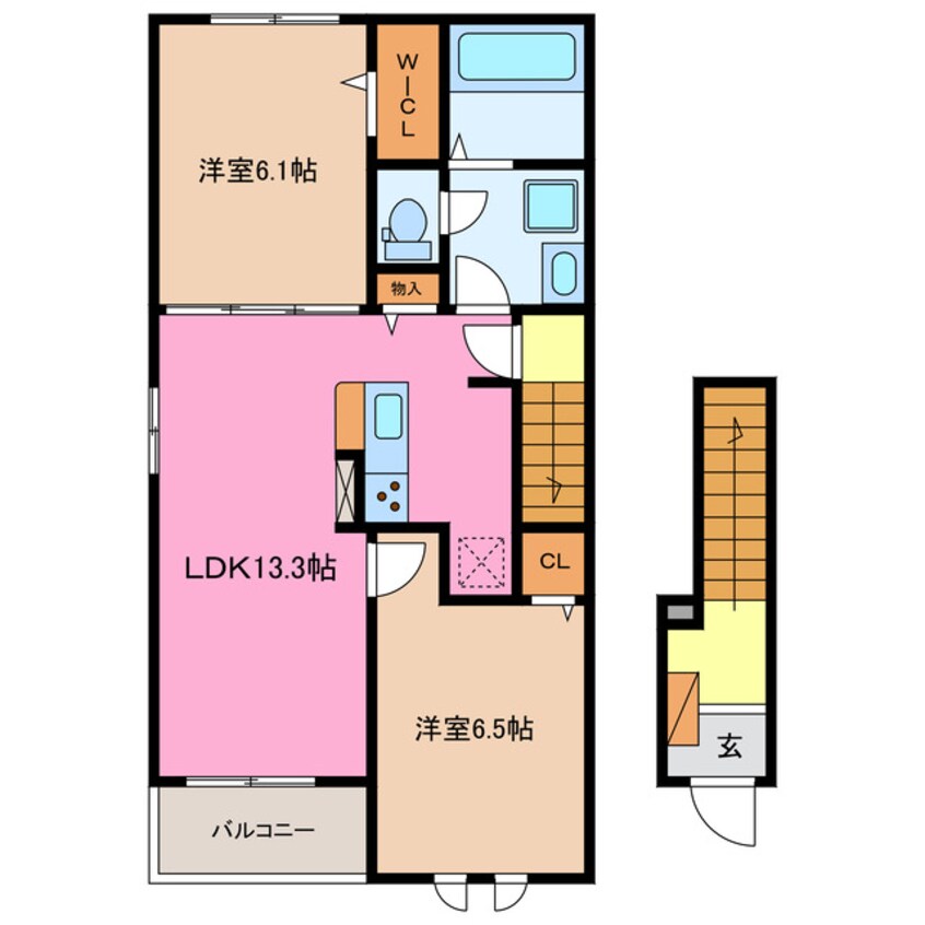 間取図 クラインボッシェⅡ