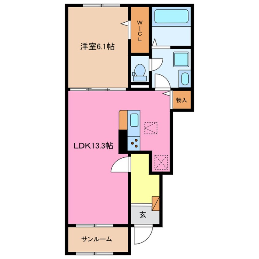 間取図 クラインボッシェⅡ