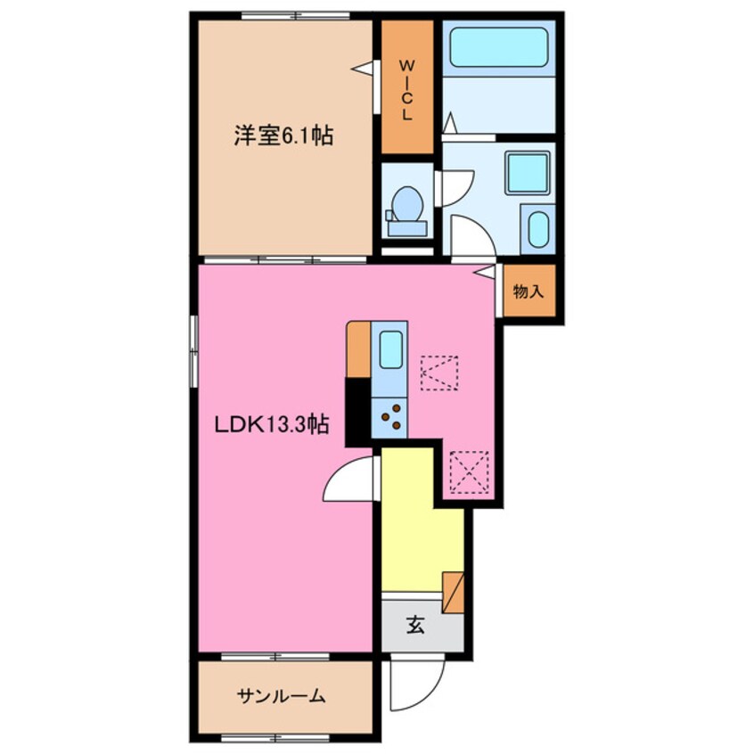 間取図 クラインボッシェⅠ