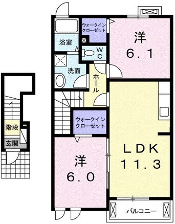 間取図 サンシャインエアリー