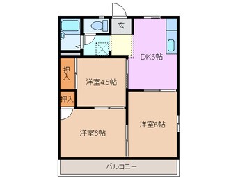 間取図 タウニー城の内