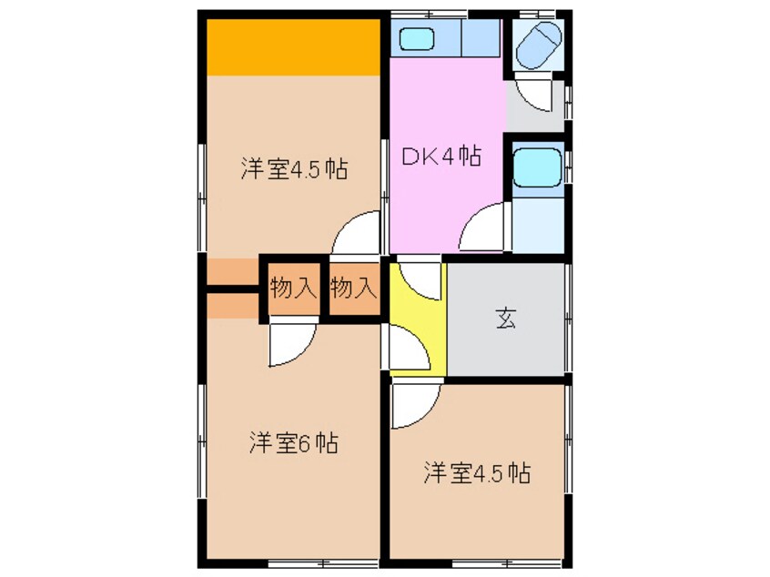 間取図 服部様和泉借家