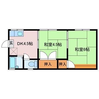 間取図 フジコーポ