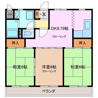 間取図 第一杉の木ハイツ