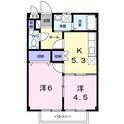 ファミール下之宮１の間取図