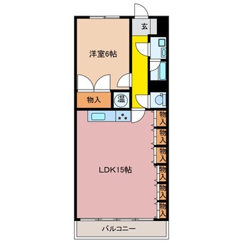 間取図 シャンボール桑名1002