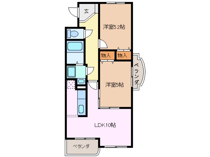 間取図 サニーパレス・Ｋ