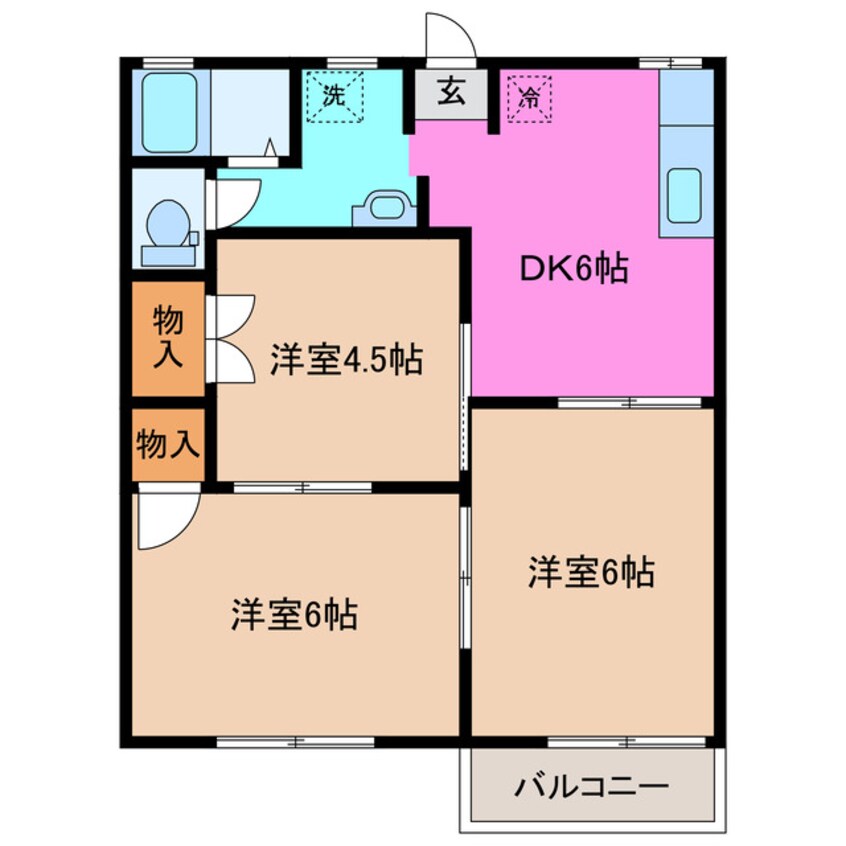 間取図 タウニーライフステージ